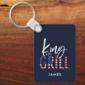 Grillkönig Schlüsselanhänger (Vorderseite)