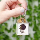 Grillkönig Schlüsselanhänger (Hand)