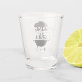Grillkönig Schnapsglas (Rückseite)