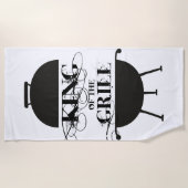 Grillkönig Strandtuch (Vorderseite)