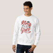 Grillkönig Sweatshirt (Vorne ganz)