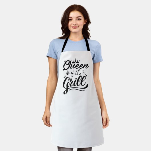 Grillkönigin Schürze (Getragen)