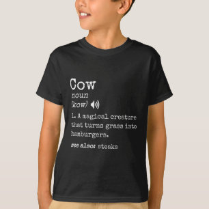 Grillliebhaber Rindfleisch-Steak Lustiger Kuh-Hamb T-Shirt