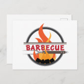 Grilllogo Postkarte (Vorne/Hinten)