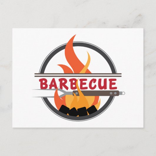 Grilllogo Postkarte (Vorderseite)
