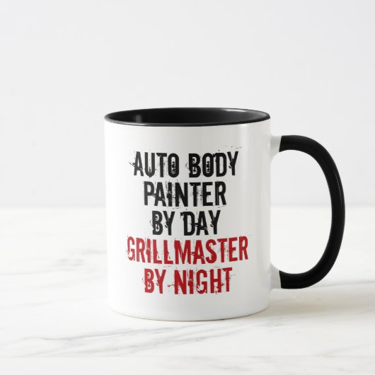Grillmaster Auto Body Painter Tasse (Rechts)