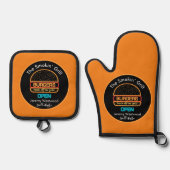 Grillmaster-Grillen-GRILLEN Ofenhandschuh & Topflappen-Set (Vorderseite)