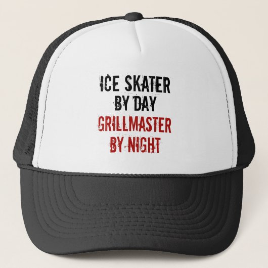 Grillmaster-Ice-Skater Truckerkappe (Vorderseite)