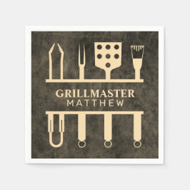 Grillmaster-Imitate Ledername Klassische GRILLEN-T Serviette