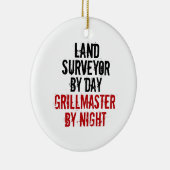 Grillmaster Land Surveyor Keramik Ornament (Rechts)