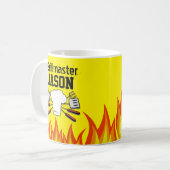 Grillmaster Personalisiert Coffee Tasse Vater Gesc (Vorderseite Links)