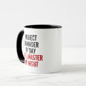 Grillmaster-Projektmanager Tasse (Vorderseite Links)