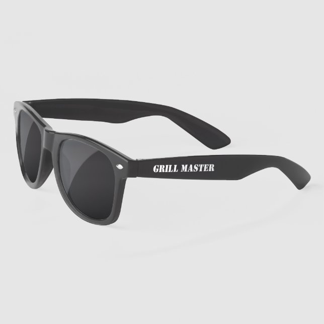 GrillMaster schwarze Sonnenbrille für Chefkoch (Links)
