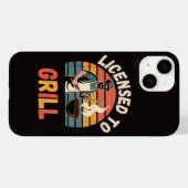 Grillmeister Dad Case-Mate iPhone Hülle (Rückseite (Horizontal))