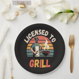 Grillmeister Dad Pappteller