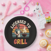 Grillmeister Dad Pappteller (Party)