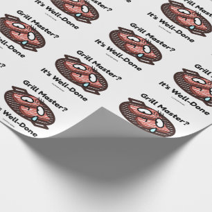 Grillmeister Gut Gemacht Lustiges BBQ Dad Geschenk Geschenkpapier