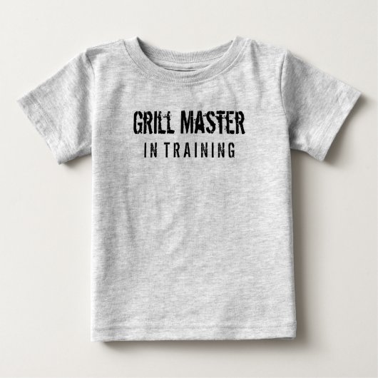 Grillmeister im Training Baby T-shirt (Vorderseite)