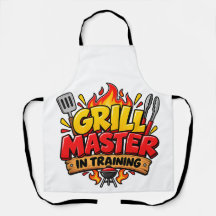 Grillmeister in Ausbildung BBQ-Schürze