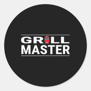 Grillmeister Kamado Style BBQ Barbecue Pitmaster Runder Aufkleber