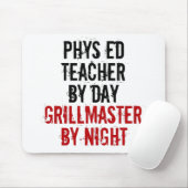 Grillmeister Lehrer für physische Bildung Mousepad (Mit Mouse)
