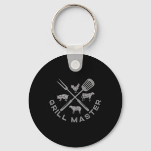 Grillmeister Lustiges Grillen Bbq-Geschenk Barbecu Schlüsselanhänger