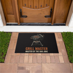 Grillmeister Meister des Papa-Witzes Vatertag Fußmatte