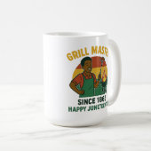 Grillmeister seit 1865 19. Tag Kaffeetasse (VorderseiteRechts)