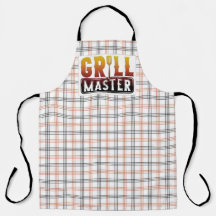 Grillmeister über die Schürze