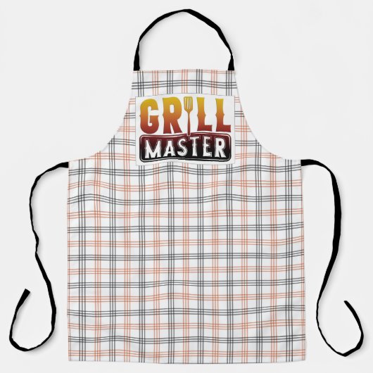 Grillmeister über die Schürze (Vorderseite)