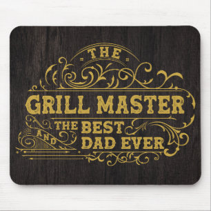 Grillmeister und bester Vater aller Zeiten Vaterta Mousepad
