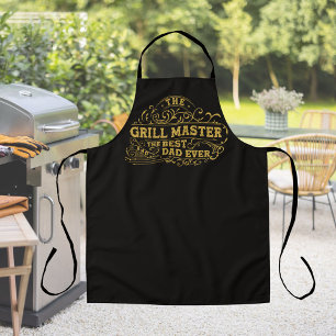 Grillmeister und bester Vater aller Zeiten Vaterta Schürze
