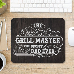 Grillmeister und bester Vater ever zum Vatertag Sc Mousepad