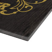 Grillmeister und Bester Vater je Vatertag Schwarz Schneidebrett (Ecke)