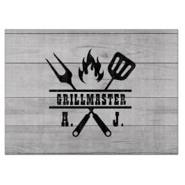 Grillmeister Utensil aus hellem Holz Schneidebrett