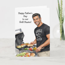 Grillmeister Vatertagskarte | BBQ Papa Karte