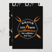 Grillmeisterkoch Feiertagskarte (Vorne/Hinten)