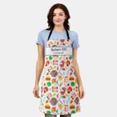 Grillmuster für Grillen, Text für Koch mit benutze Schürze (Getragen)