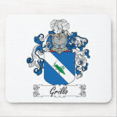 Grillo Familienwappen Mousepad (Vorne)