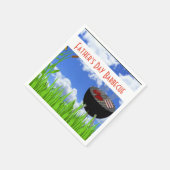 Grillpapier Napkin zum Vater Serviette (Ecke)