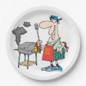 Grillpapier-Teller Pappteller (Vorderseite)