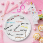 Grillpapierplatte Pappteller (Party)