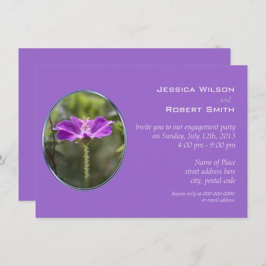 Grillparty im Sommer im Freien Einladung (Vorne/Hinten)