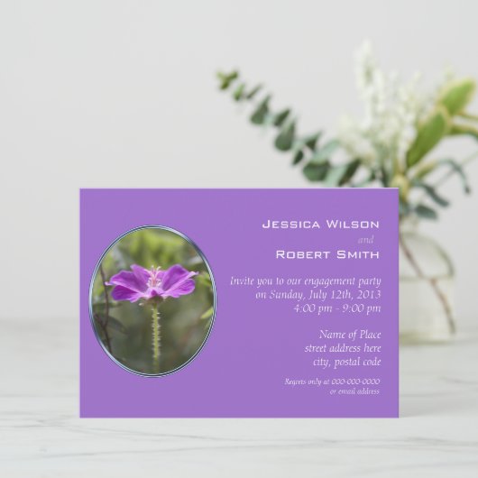 Grillparty im Sommer im Freien Einladung (Stehend Vorderseite)