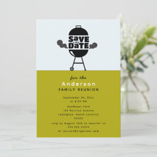 Grillparty Save the Date Einladung