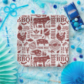 Grillparty-Teller, BBQ-Papierplatten, Partydekorat Pappteller (Party)