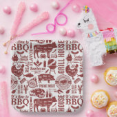 Grillparty-Teller, BBQ-Papierplatten, Partydekorat Pappteller (Party)