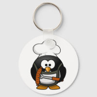 Grillpinguin-Schlüsselanhänger