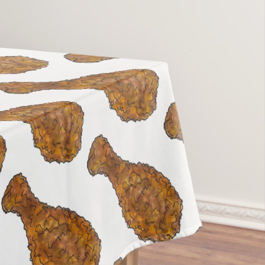 Grillrestaurant "Fricken Leg Drumstick Cookout" Tischdecke (Beispiel)