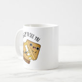 Grillt, um Ya Funny Food Puns zu sehen Kaffeetasse (Vorderseite Links)